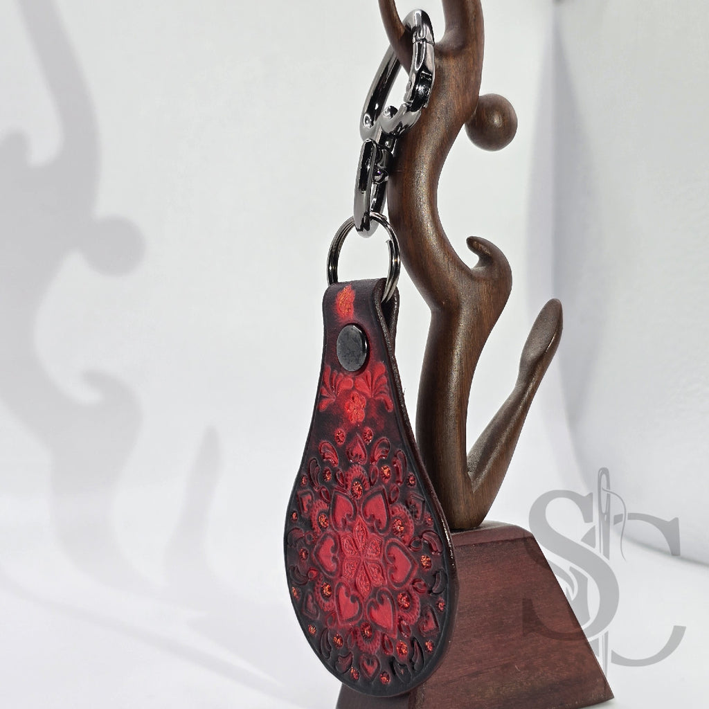 Porte-clé "Bijou de sac" avec paillettes