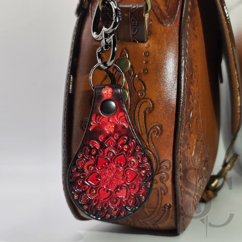 Porte-clé "Bijou de sac" avec paillettes