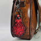 Porte-clé "Bijou de sac" avec paillettes