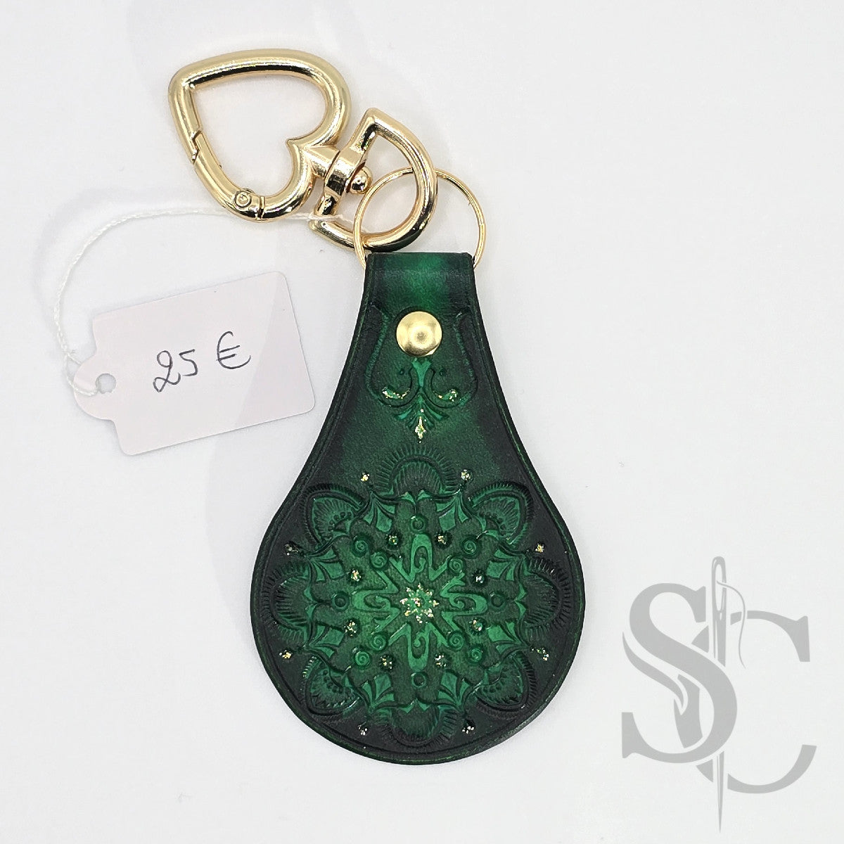 Porte-clé "Bijou de sac" avec paillettes