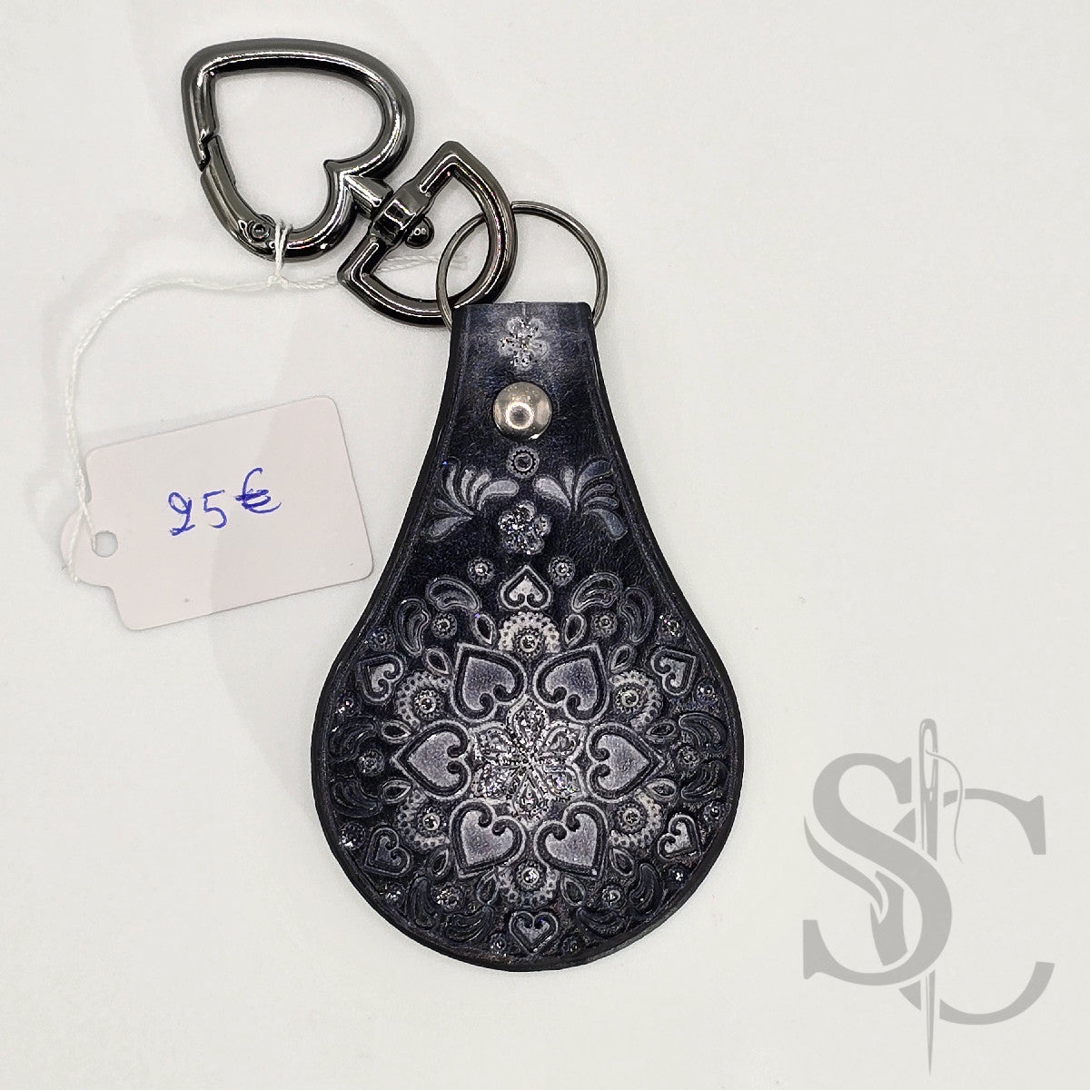 Porte-clé "Bijou de sac" avec paillettes