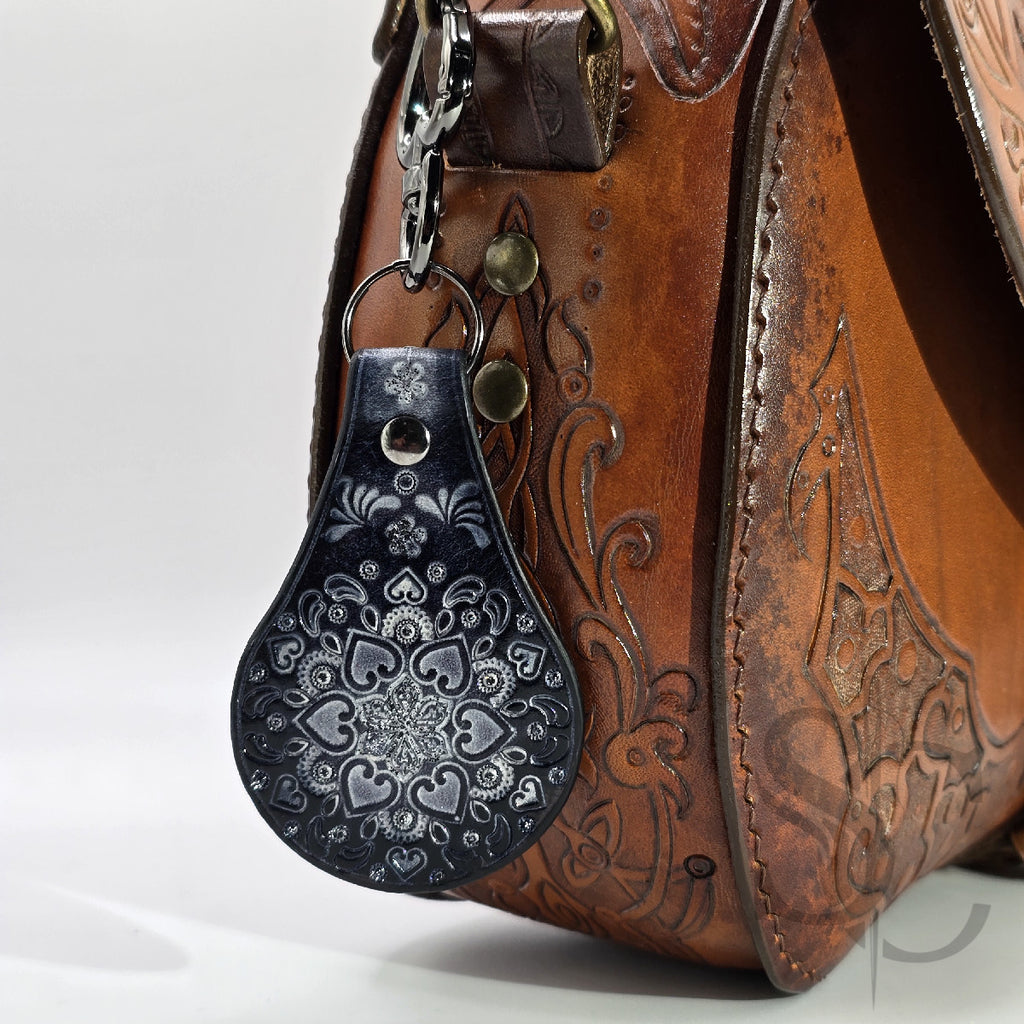 Porte-clé "Bijou de sac" avec paillettes