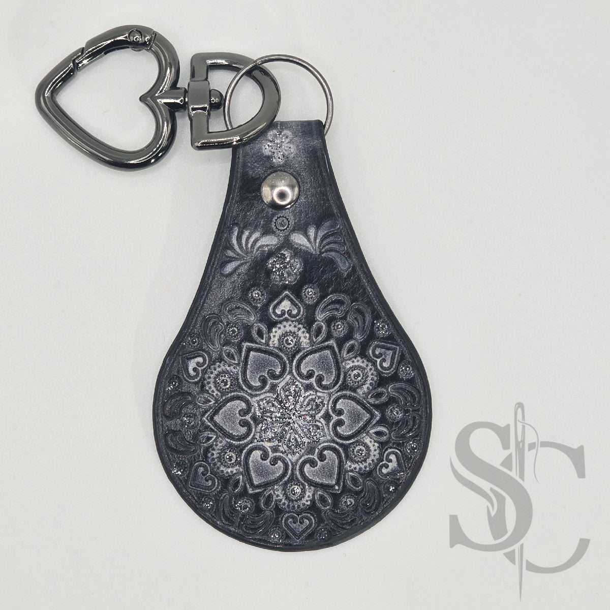 Porte-clé "Bijou de sac" avec paillettes