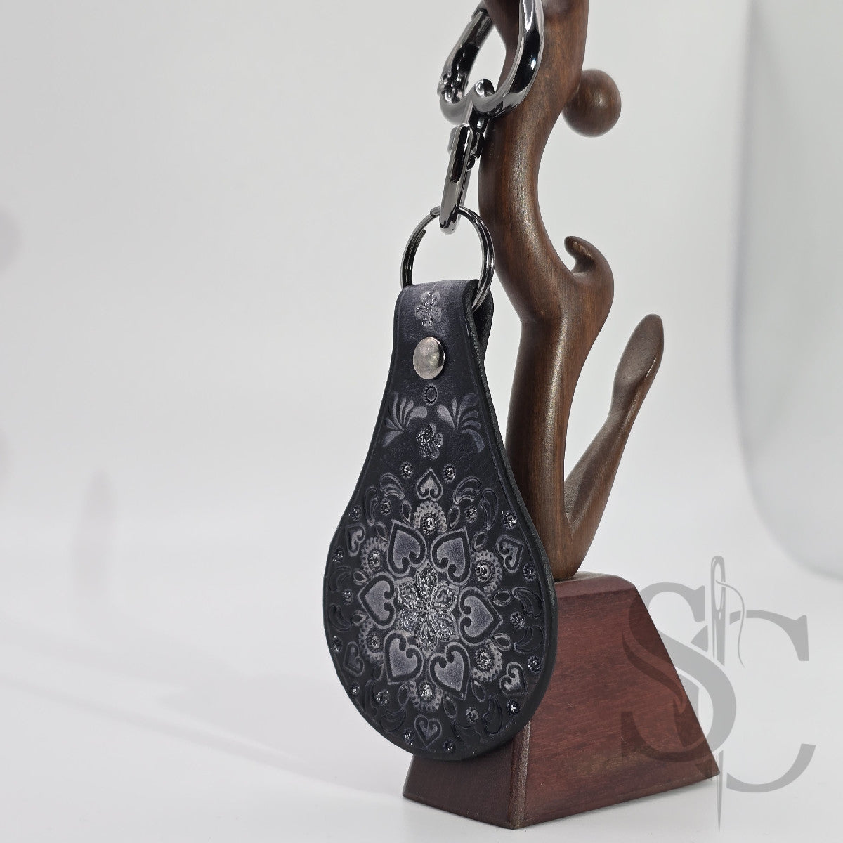 Porte-clé "Bijou de sac" avec paillettes