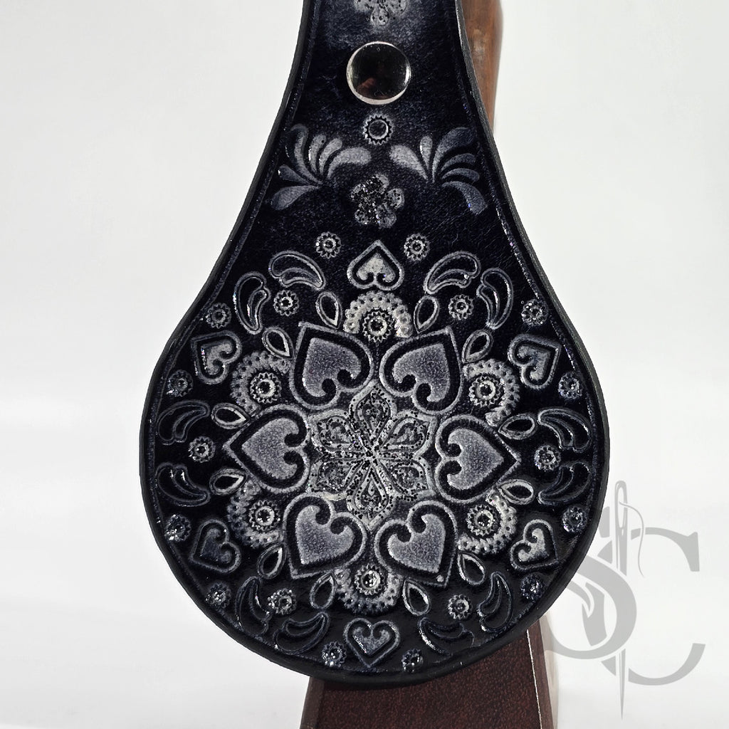 Porte-clé "Bijou de sac" avec paillettes