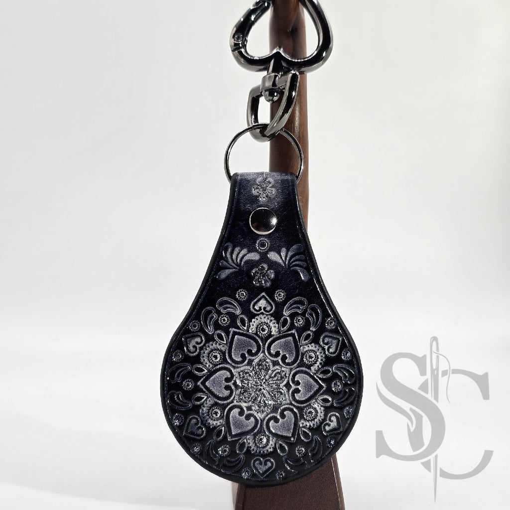 Porte-clé "Bijou de sac" avec paillettes