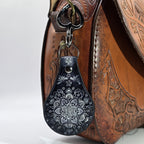 Porte-clé "Bijou de sac" avec paillettes