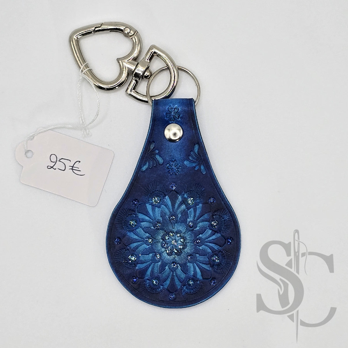 Porte-clé "Bijou de sac" avec paillettes