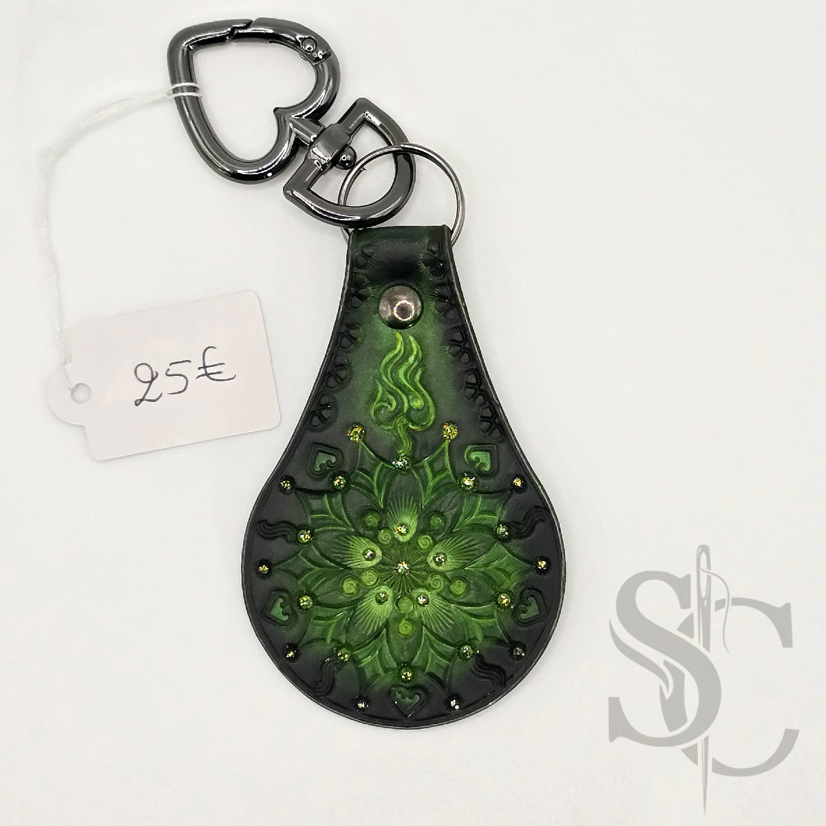 Porte-clé "Bijou de sac" avec paillettes