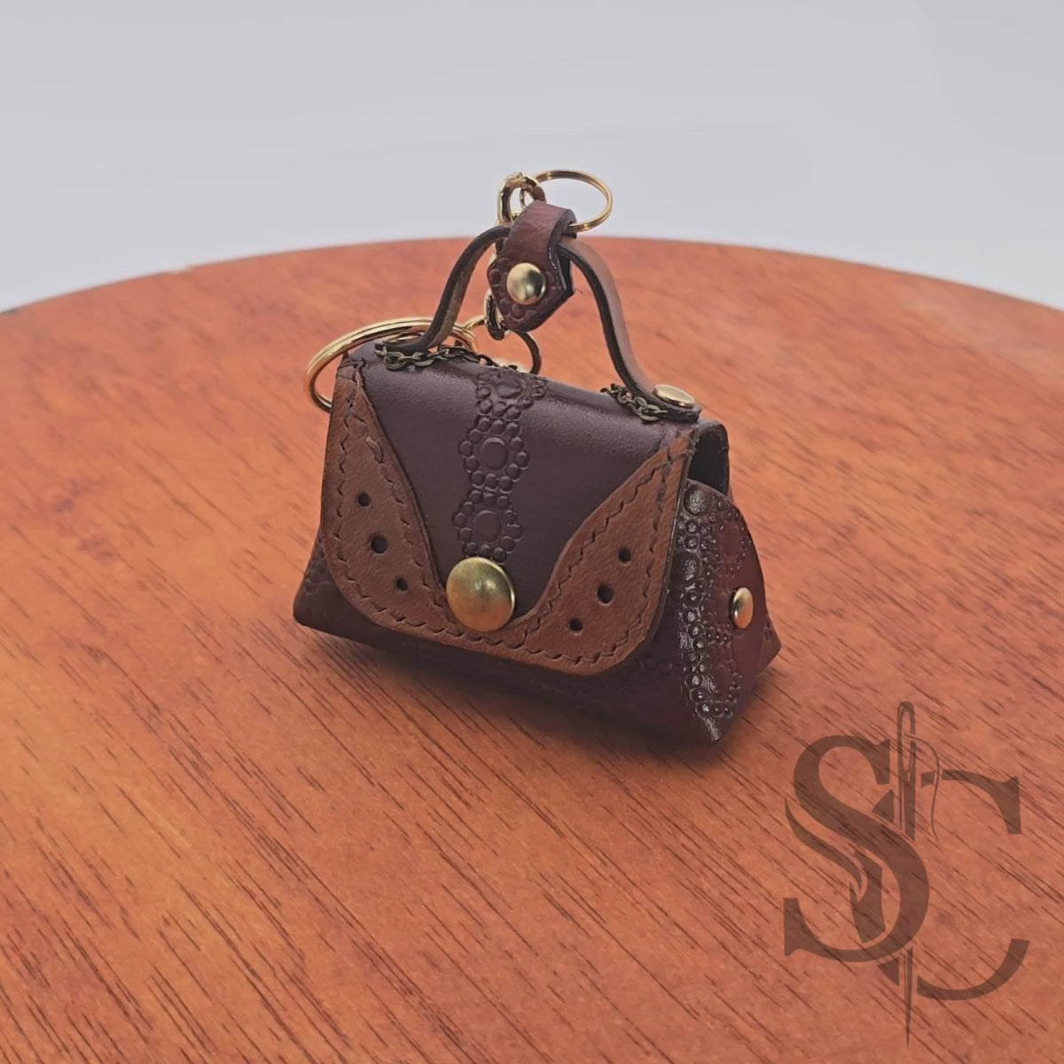 Porte-Clés Mini-Sac "Douceur Automnale"