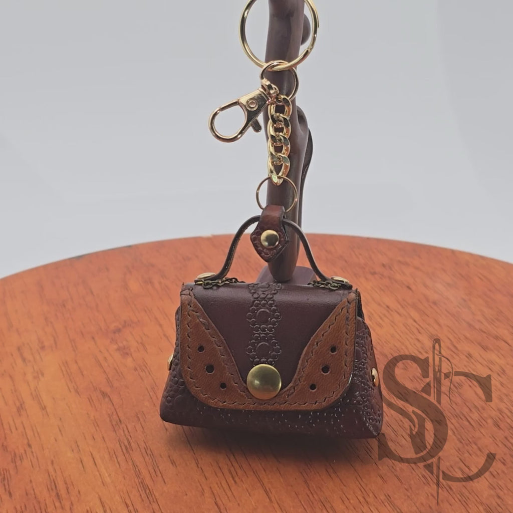 Porte-Clés Mini-Sac "Douceur Automnale"