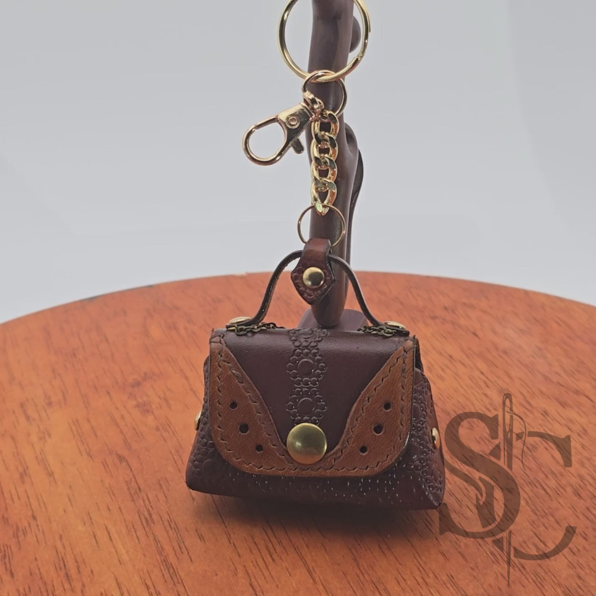 Porte-Clés Mini-Sac "Douceur Automnale"