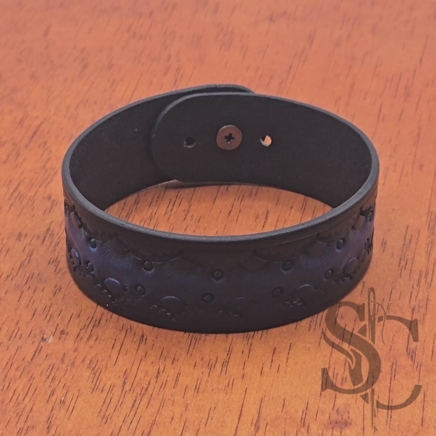 BRACELET bouton de col - bleu et noir