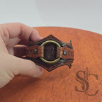 Bracelet en cuir "L'anneau"