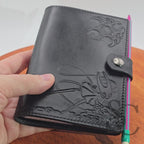 Couverture en cuir pour carnet "Silksong"