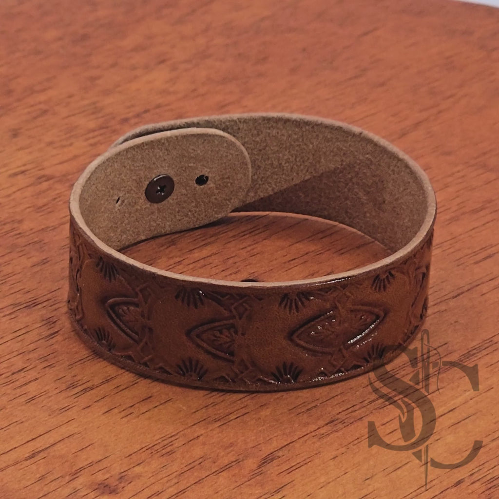 BRACELET bouton de col - caramel et hi liter