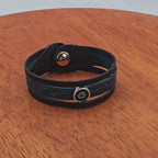 Bracelet 3 brins bleu et argenté