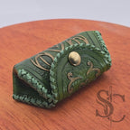 Porte-Monnaie "Celtique doré" - Vert Médiéval