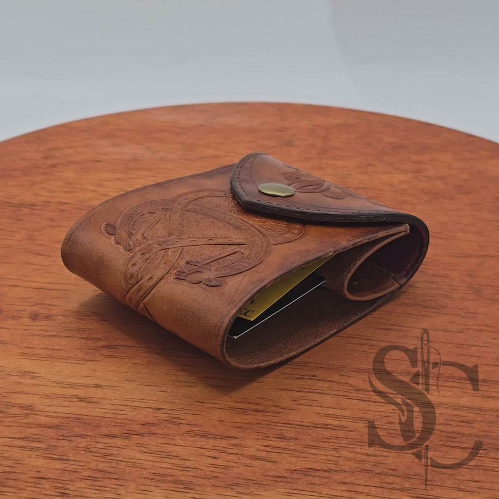 Porte carte accordéon repoussé celtique