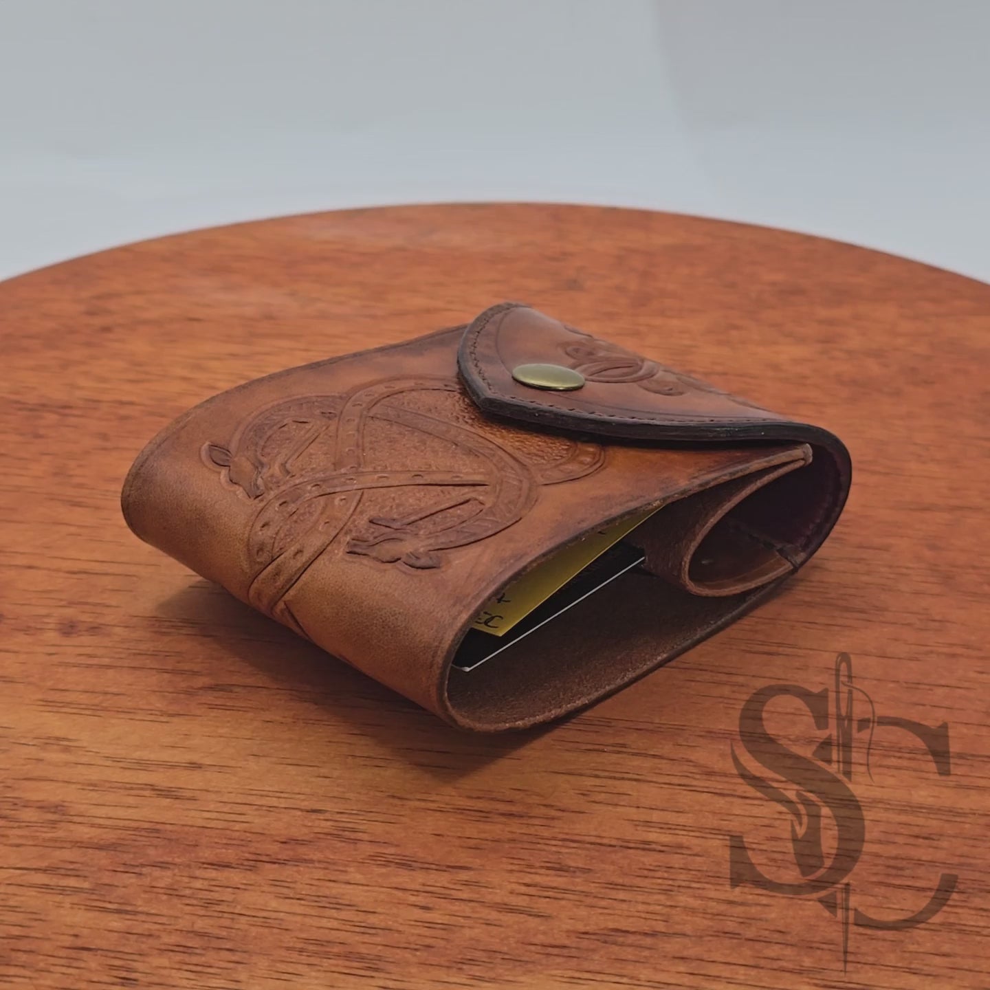 Porte carte accordéon repoussé celtique