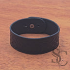 BRACELET bouton de col - noir