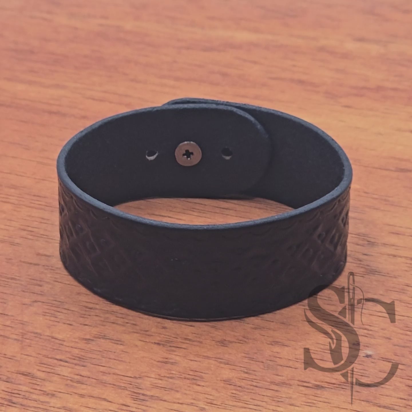 BRACELET bouton de col - noir