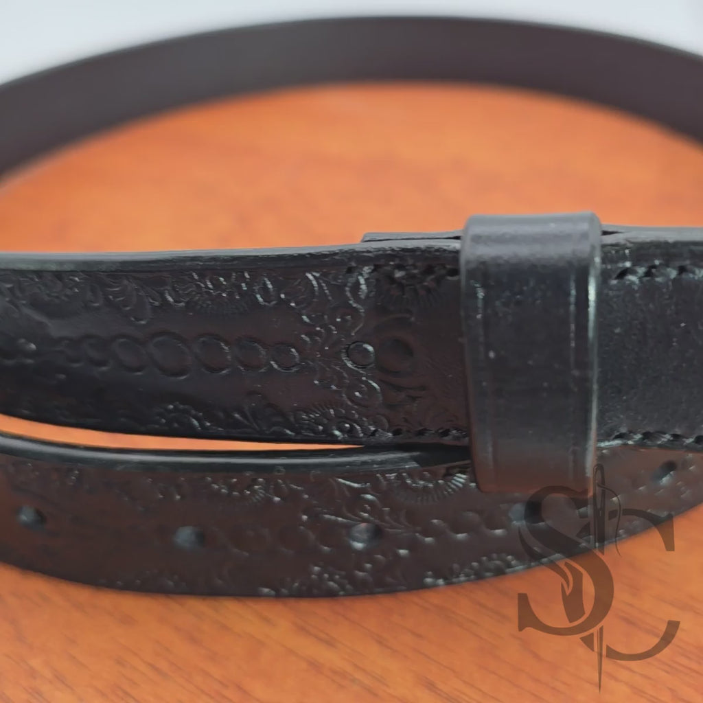 (Exemple de réalisation) Ceinture sur mesure