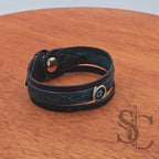 Bracelet 3 brins bleu et argenté