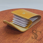 Porte carte accordéon Jaune
