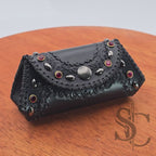 Porte-Monnaie "Nuit Étoilée" - Noir & Strass