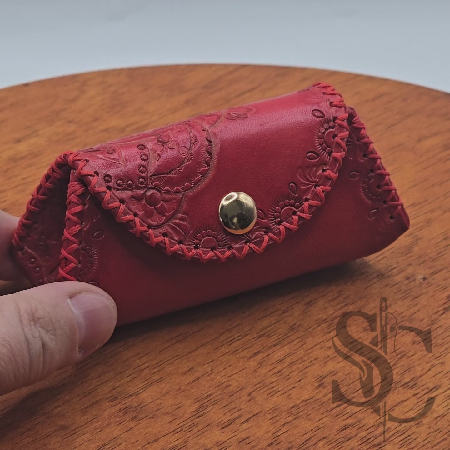 Porte-Monnaie "mandala passion" - Rouge!